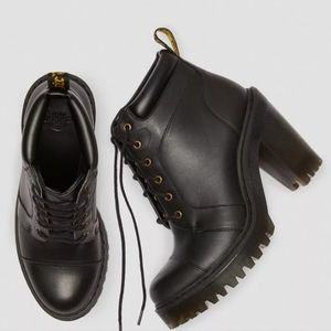 Dr.Martens Averil Women's Lether Heeled Ankle Boots